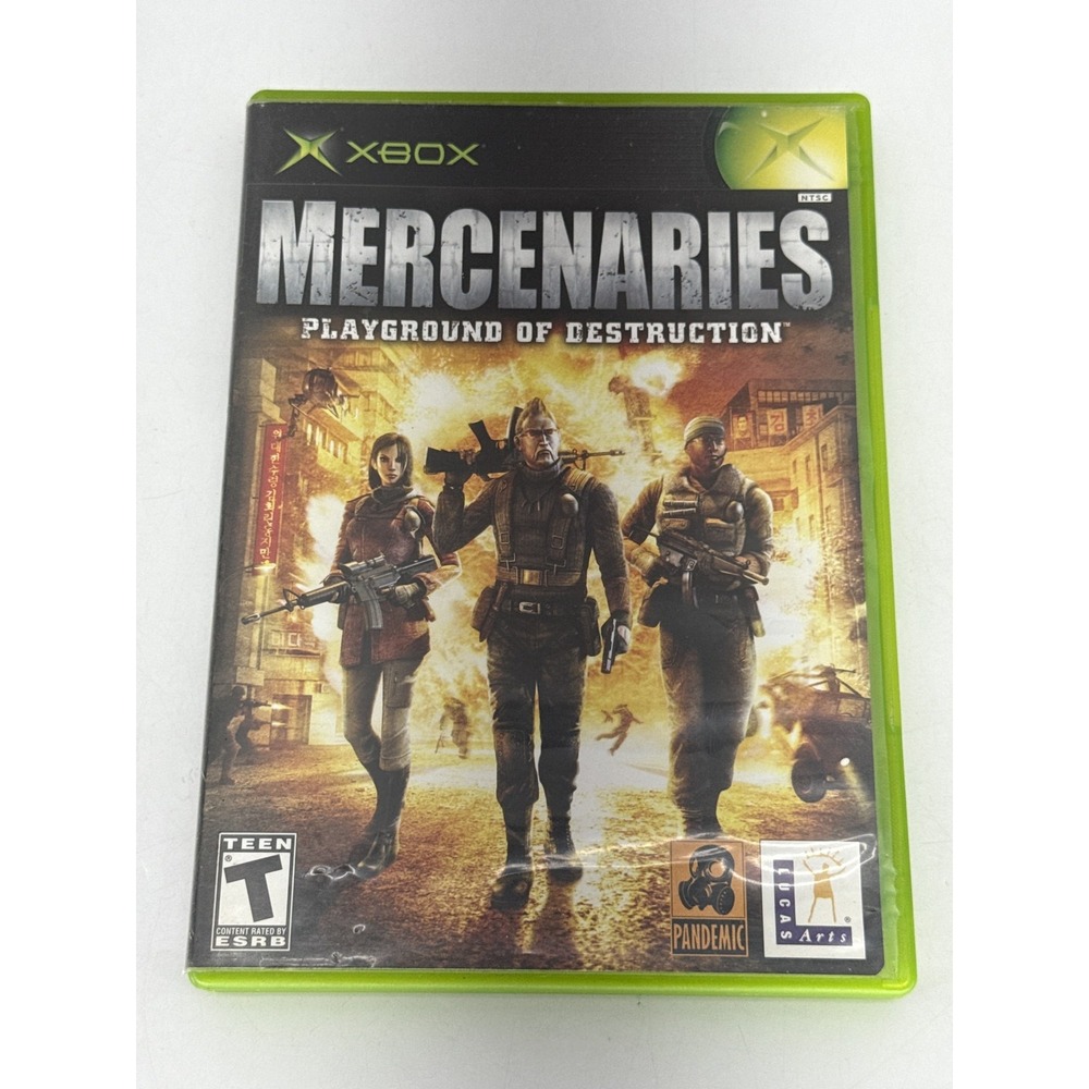 LucasArts Mercenaries Playground Destruction Xbox Video Game Shooter Complete